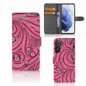 Samsung Galaxy S22 Plus Hoesje Swirl Pink