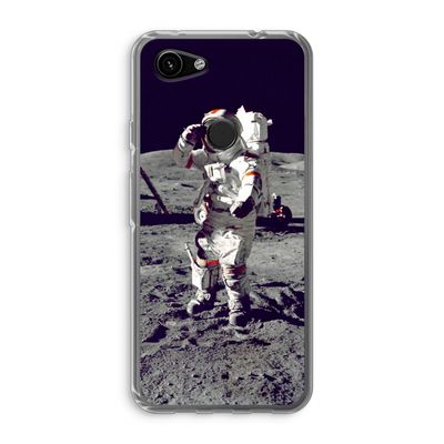 Spaceman: Google Pixel 3a Transparant Hoesje