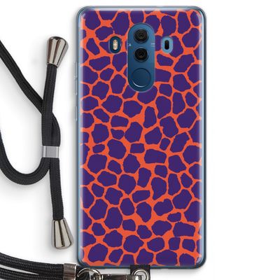 Purple Giraffe: Huawei Mate 10 Pro Transparant Hoesje met koord