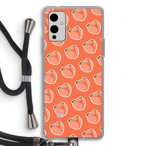 Just peachy: OnePlus 9 Transparant Hoesje met koord