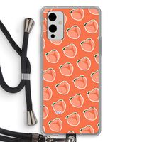 Just peachy: OnePlus 9 Transparant Hoesje met koord
