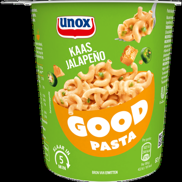 Unox Good Pasta Kaas Jalapeno 62 g bij Jumbo
