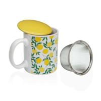 Kop met theefilter Versa Citroen