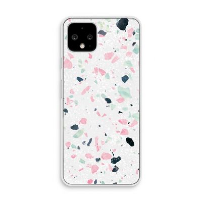 Terrazzo N°3: Pixel 4 Transparant Hoesje