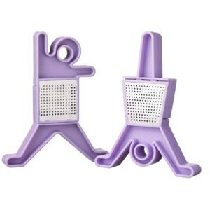 Qdo - Accessoire Thee-ei Breakdancer Set van 2 Stuks - Kunststof - Paars