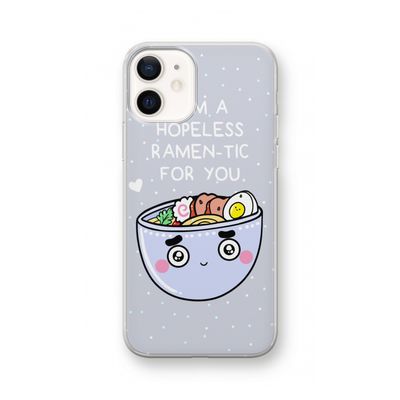 I'm A Hopeless Ramen-Tic For You: iPhone 12 Transparant Hoesje