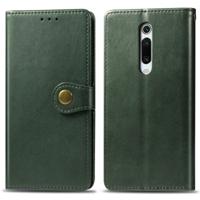 Retro effen kleur lederen gesp mobiele telefoon bescherming lederen draagtas met Lanyard & fotolijstjes & kaartsleuf & portemonnee & beugel functie vo