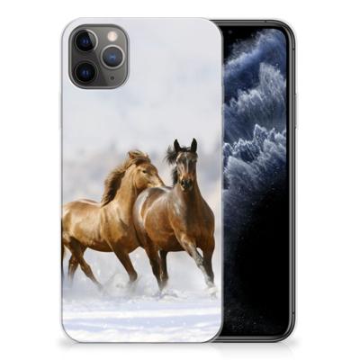 Apple iPhone 11 Pro Max | TPU Hoesje | Paarden