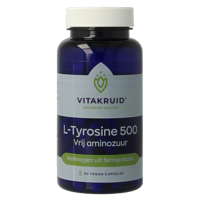 L-Tyrosine 500mg uit fermentatie 60 Vegetarische capsules