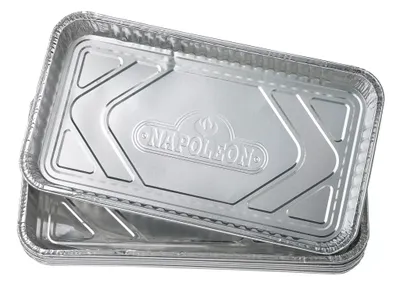 Napoleon 5 stuks Groot Vetlekbakjes Aluminium Vetschalen Vet opvangbakken