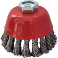 KS Tools 340.0027 Roestvrij stalen draadborstel 0,5 mm, Ø 90 mm