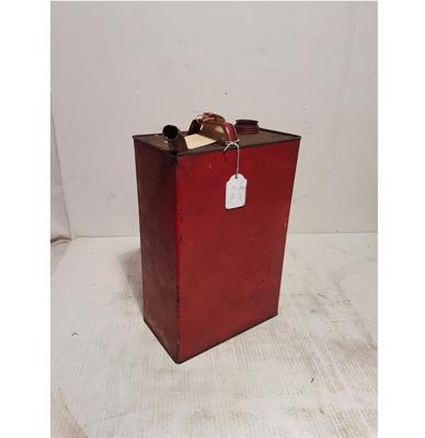 Onbedrukt Roodkleurig Olieblik - Origineel