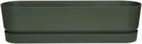 Elho Greenville Trough Long kunststof bloembak 70 cm blad groen