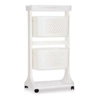 Groentetrolley Kinvara TP-747-1 TP-747-1 Wit Polypropyleen Plastic 33 x 83,5 x 42 cm 35 x 82 x 43 cm