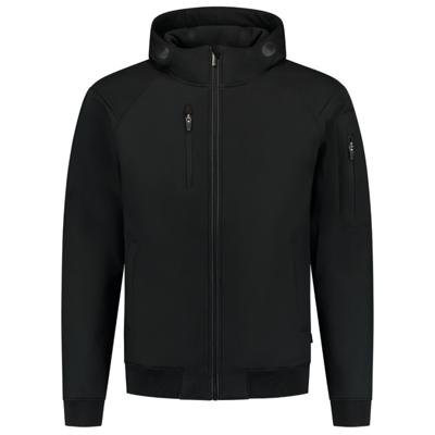 Tricorp 402704 softshell bomber capuchon RE2050 zwart maat L