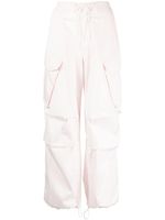 AGOLDE pantalon en coton Ginerva à poches cargo - Rose - thumbnail