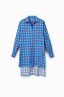 Oversized shirt Stella Jean - BLUE - S