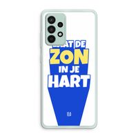 Laat de zon in je hart: Samsung Galaxy A52s 5G Transparant Hoesje