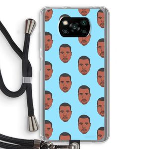 Kanye Call Me?: Xiaomi Poco X3 NFC Transparant Hoesje met koord