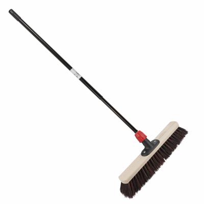 Buemag Straatbezem - buitenbezem Arenga - B50 cm - met metalen telescoopsteel zwart - 80 tot 130 cm Buemag Straatbezem - buitenbezem Arenga - B50 cm - met metalen telescoopsteel zwart - 80 tot 130 cm