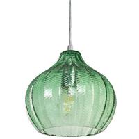 Beliani - KEILA - Hanglamp - Groen - Glas - thumbnail