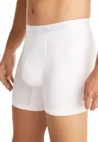 2-pack Classic shorts heren met Gulp - 32322 - Heren boxershorts met sluiting - Klassiek heren ondergoed - S - Wit - Onderbroek heren heren heren