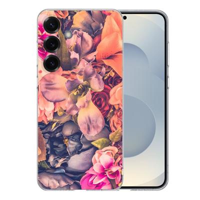 TPU Hoesje Samsung Galaxy S25 Plus - Bosje Bloemen Backcover