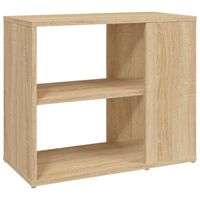 vidaXL Bijzetkast 60x30x50 cm bewerkt hout sonoma eikenkleurig