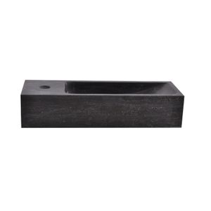 Fontein Wiesbaden Hardsteen Smal Links 38x14x8 cm