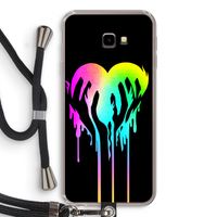 Hold My Heart: Samsung Galaxy J4 Plus Transparant Hoesje met koord