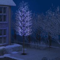 VidaXL Kerstboom 2000 LED&apos;s blauw licht kersenbloesem 500 cm - thumbnail