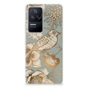 TPU Case voor Xiaomi Poco F4 Vintage Bird Flowers