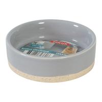 Zolux olaria voerbak keramiek grijs