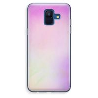 Flow mist pastel: Samsung Galaxy A6 (2018) Transparant Hoesje Flow mist pastel: Samsung Galaxy A6 (2018) Transparant Hoesje