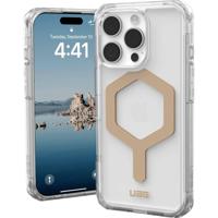 Urban Armor Gear Plyo MagSafe Case Backcover Apple iPhone 16 Pro Ice, Transparant, Goud MagSafe compatible Urban Armor Gear Plyo MagSafe Case Backcover Apple iPhone 16 Pro Ice, Transparant, Goud MagSafe compatible