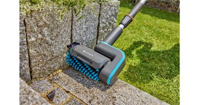 GARDENA AquaBrush Medium rolborstel, voor accu-multireinigers wasborstel