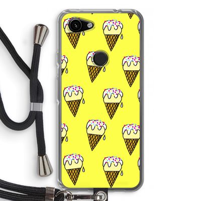 Isjes: Pixel 3a Transparant Hoesje met koord