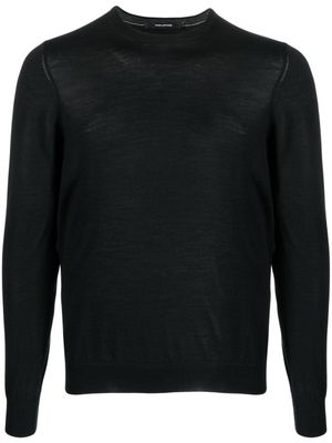 Tagliatore pull en maille fine à manches longues - Noir