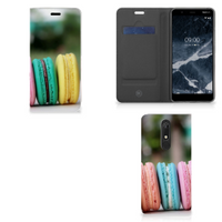 Nokia 5.1 (2018) Flip Style Cover Macarons