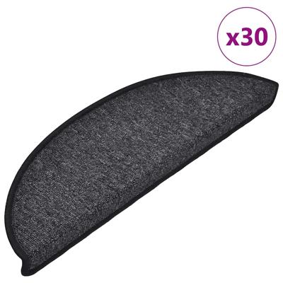 Trapmatten 30 st 56x17x3 cm antracietkleurig