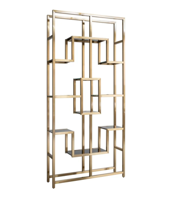 Open kast Magnus brushed goud