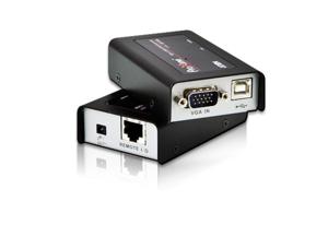 Aten USB VGA Cat 5 Mini KVM Verlenger (1280 x 1024@100m) | 1 stuks - CE100-AT-G CE100-AT-G