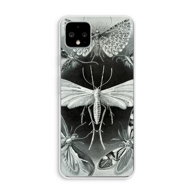 Haeckel Tineida: Pixel 4 XL Transparant Hoesje