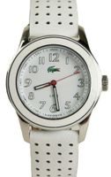 Lacoste horlogeband 2000486 / LC-11-3-18-0132 Leder Wit 20mm