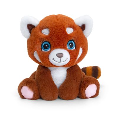 Pluche knuffel dier rode panda 25 cm