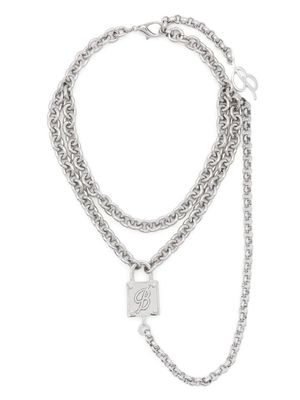 Blumarine collier S à fini poli - Argent