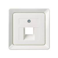 ELSO centrale plaat 503654 voor 1xRJ45 zuiver wit 1 stuk(s)