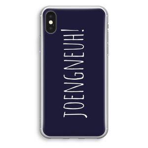 Joengneuh!: iPhone X Transparant Hoesje