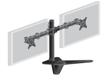 Iiyama DS1002D-B1 bureaustandaard zwart