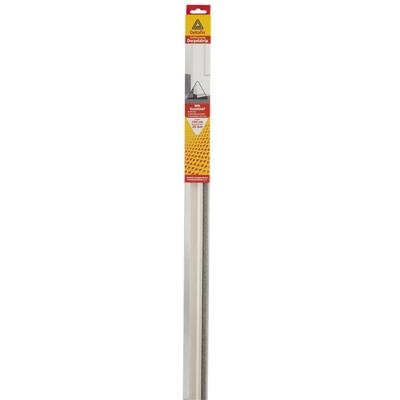 Dorpelstrip borstel zelfklevend wit 1,1m - Deltafix
